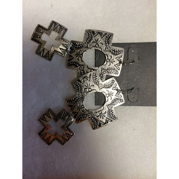 NWT DANGLE DROP EARINGS Sterling Silver - Picture 1 of 5